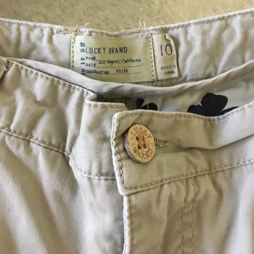 Lucky Brand Khaki Shorts